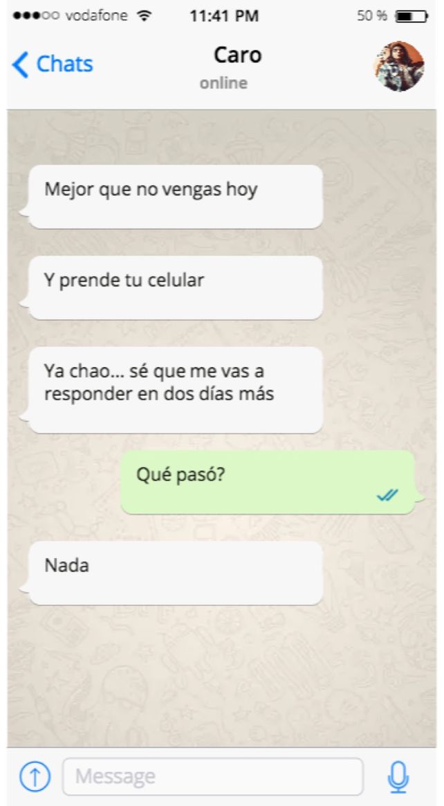 Desconsolado, se puso a leer los WhatsApp de su ex y descubrió algo inesperado