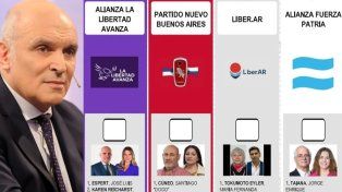 Espert aparecerá en las boletas por falta de tiempo para reimprimir.