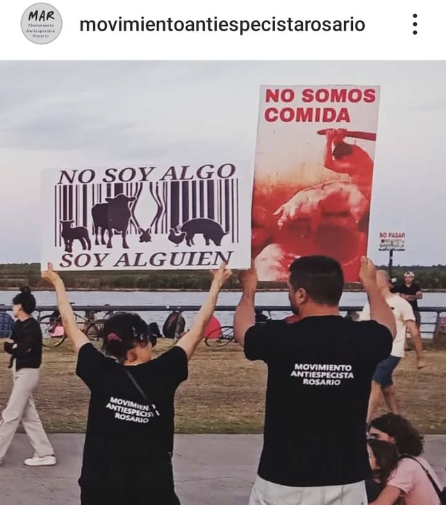 El rechazo al consumo y la explotación de los animales suma activistas en Rosario