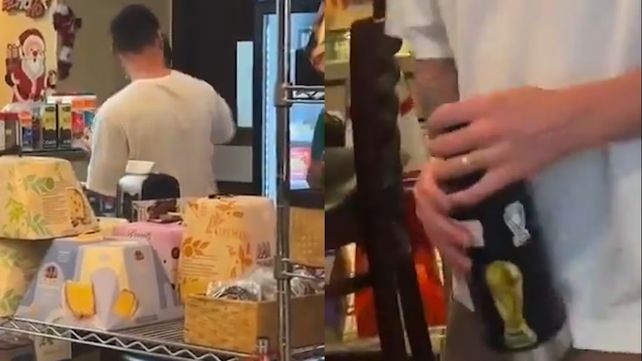 Lionel Messi fue sorprendido por sus fans cuando hacía compras en un negocio en Miami.&nbsp;