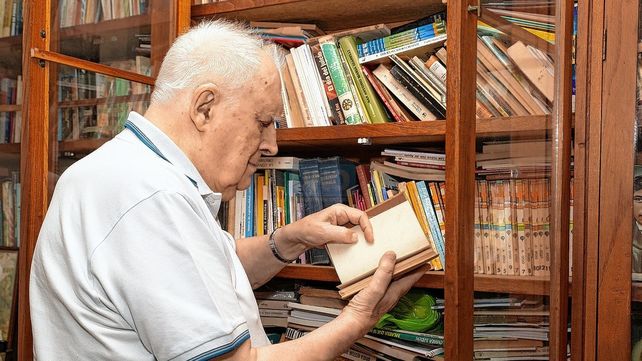 El padre Agustín Kaúl y sus 55 años en las patronales de Santa Teresita