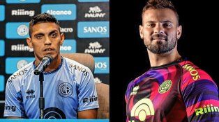 Ignacio Chicco y Rafael Delgado fueron presentados como nuevos refuerzos de Belgrano.