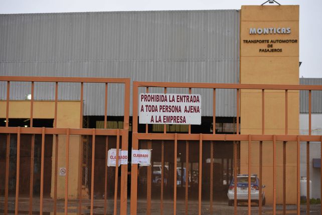 La faja de clausura del galpón del Monticas fue violentada.&nbsp;