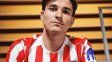 atletico de madrid presento su nueva camiseta con alvarez como protagonista
