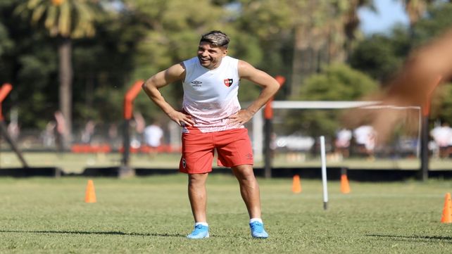 Sonriente. Palacios se sum&oacute; ayer a las pr&aacute;cticas luego de una extensa espera para que se sellara&nbsp;el pr&eacute;stamo.