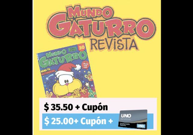 Pedí este lunes opcional la Revista de Mundo Gaturro