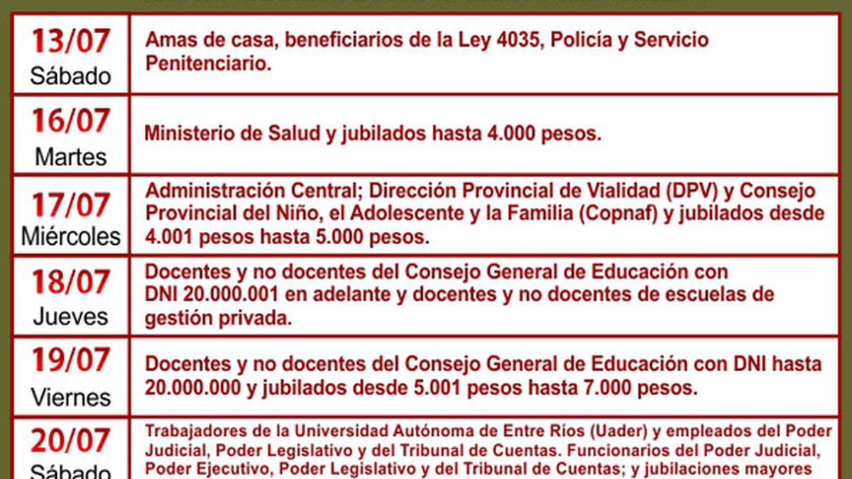 Comienza el sábado el pago del medio aguinaldo a estatales