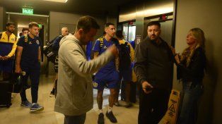 Ángel Di María fue uno de los grandes focos de atención cuando el plantel de Central llegó a Mendoza.