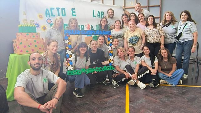 El secundario de La Vigil festejó su cumpleaños con una jornada de juegos sobre la memoria