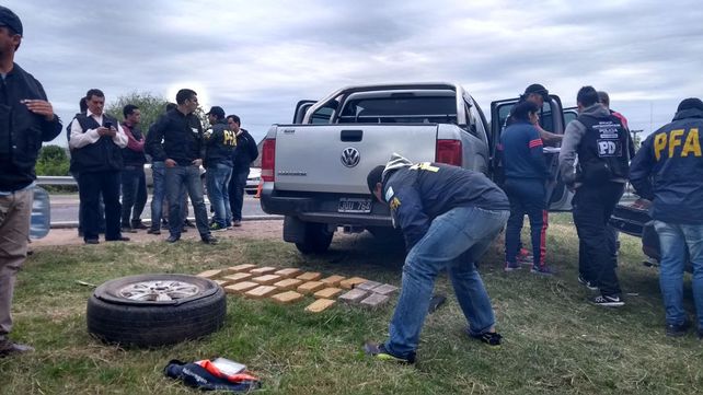 Detenidos. Parte de los acusados fueron aprehendidos el pasado 11 de octubre en la ruta provincial Nº 1.&nbsp;