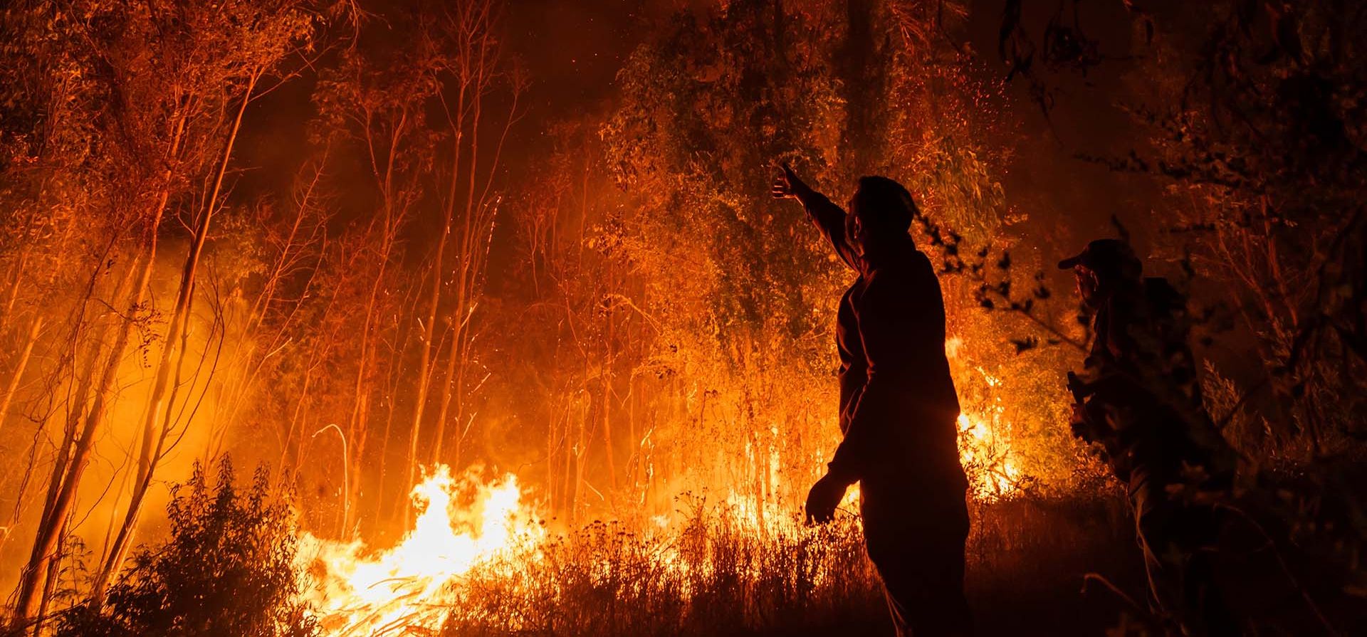 Residentes observan incendios forestales cerca de Concepción, Chile, el martes 20 de enero de 2026. (Foto AP/Javier Torres) Residentes observan incendios forestales cerca de Concepción, Chile, el martes 20 de enero de 2026. (Foto AP/Javier Torres)
