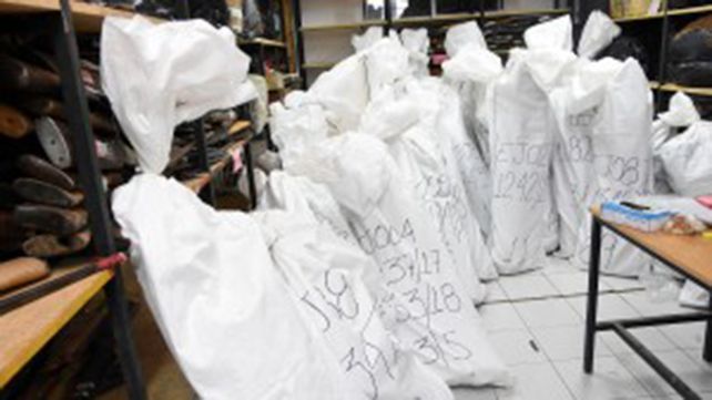 Se trasladaron desde los tribunales hasta Buenos Aires 2.300 armas que serán destruidas