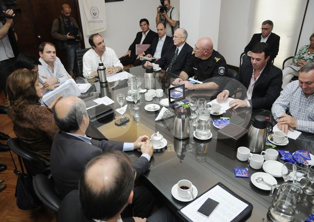 Preocupación. Este lunes se desarrolló la reunión del Consejo de Seguridad Municipal.