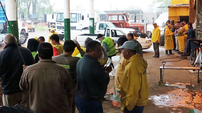 Por el temporal
