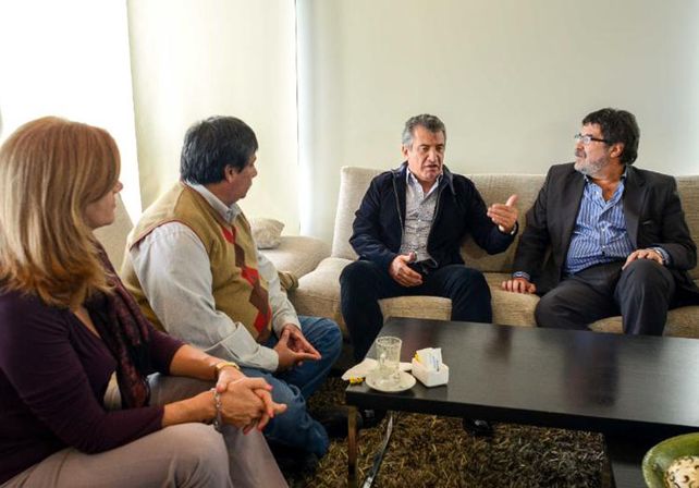 Urribarri se reunió con Halle, Romero y Ríos