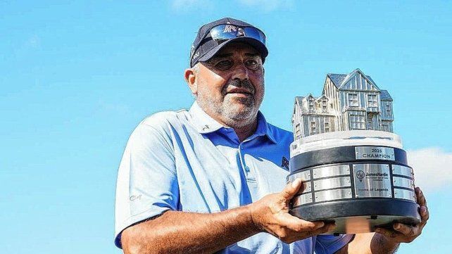 El argentino Ángel Cabrera logró en Boca Ratón su primer título en el PGA Tour Champions.