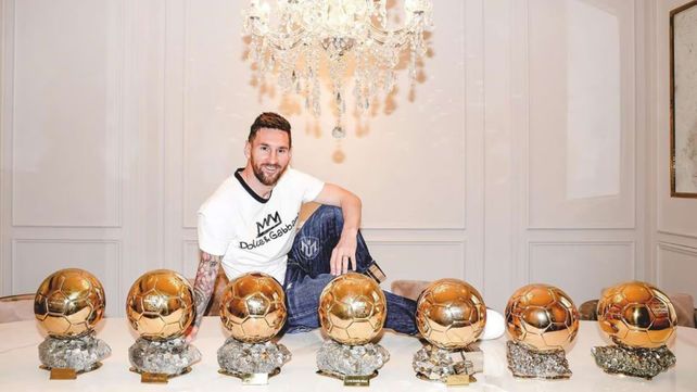 Lionel Messi es el máximo ganador con ocho balones de oro.