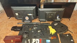 Ladrones rosarinos asaltaban casas del sur provincial: tres detenidos y botines recuperados