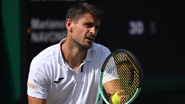 Mariano Navone quedó eliminado en el torneo de tenis de Wimbledon