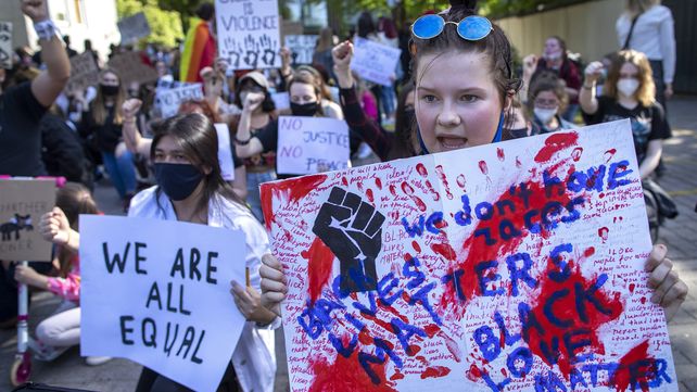 Manifestaciones en todo el mundo por la muerte de George Floyd