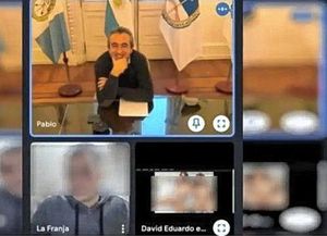 Filtran un video porno durante una charla virtual del intendente de Rosario