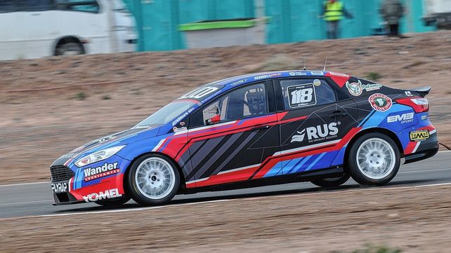 Antonino García con el Focus se mostró como el más veloz del sábado en clasificación.