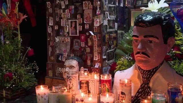 Altares para los narcos.