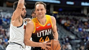 Facundo Campazzo apenas sumó dos puntos en la derrota de Denver sobre Utah Jazz.&nbsp;