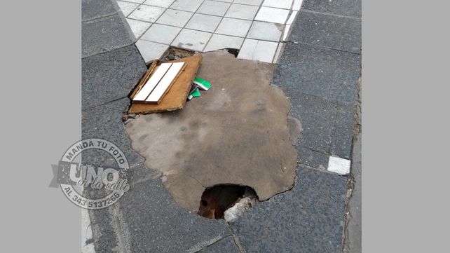 ¿Cuándo van a arreglar la peatonal?