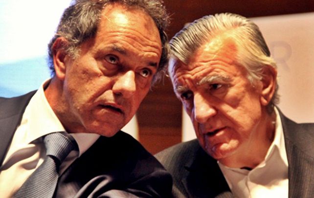 Preocupados.  Scioli y Gioja pregonaron “una unidad que no sea uniformidad” para marchar hacia “el mismo lado”.