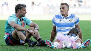 El rosarino Juan Imhoff no estará ante Japón. Aquí junto al santafesino Nicolás Bruzzone.