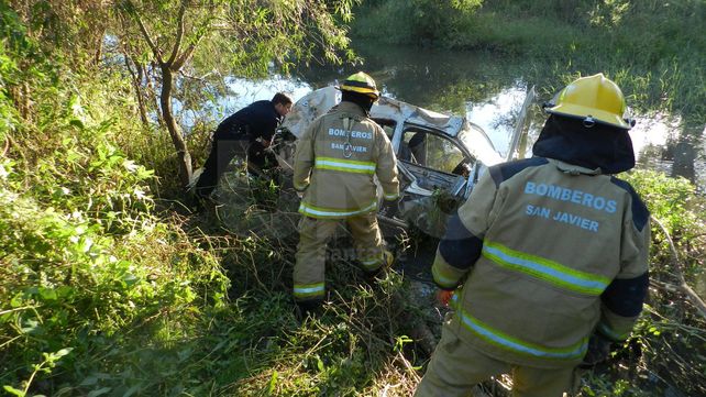 Dos personas lesionadas en un accidente sobre la ruta nº1