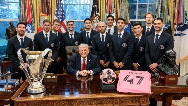 La íntima charla entre Lionel Messi y Donald Trump en la Casa Blanca