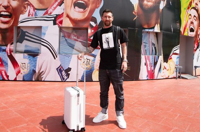 El rosarino llegó hoy al predio de la AFA que lleva su nombre.