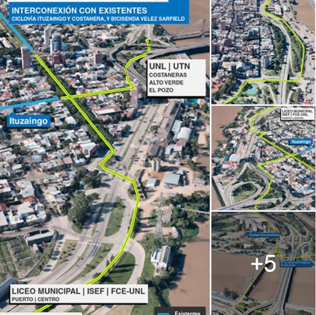 Santa Fe en Bici propuso un plan de bicisendas y ciclovías para la ciudad