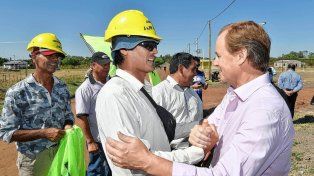Bordet reafirmó su idea de apoyar e impulsar el trabajo