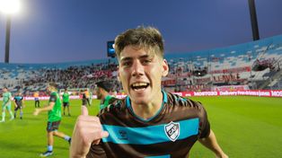 Franco Díaz tiene 23 años y tuvo un buen año en Platense.
