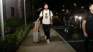 Messi llegó a la concentración de la Selección en Miami