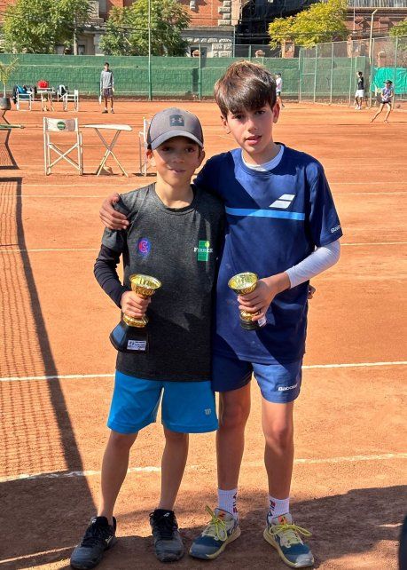 Juan Cruz Ferrer y Benjamín Abatte, Sub 12 en el Promocional de Menores.