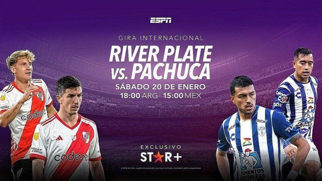 River Plate cierra la pretemporada ante Pachuca.
