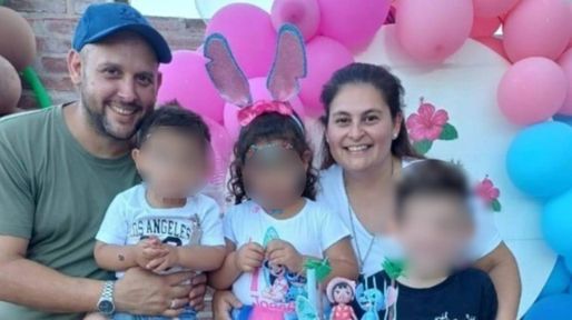 Dolor en Carlos Pellegrini: despidieron a la familia destruida por la tragedia vial en la ruta 34