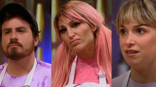 Sentenciados. Bal, Vicky y Sofi Pachano recibieron el delantal negro.