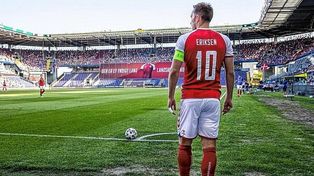 El dinamarqués Eriksen vuelve a entrenarse a 173 días del infarto
