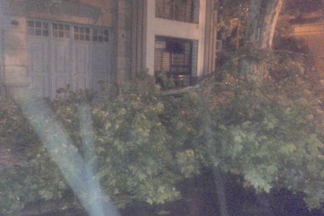 Como se anunciaba, llegó la lluvia y se renovó el alerta por tormentas fuertes