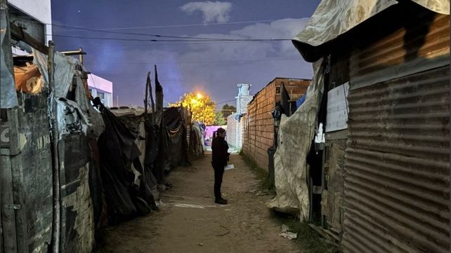 El pasillo donde se cometió el crimen de Daniela Salva.