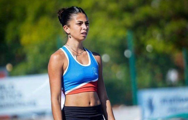 Paula Leiva de 21 años tuvo un destacado desempeño en el Meeting de Rosario.