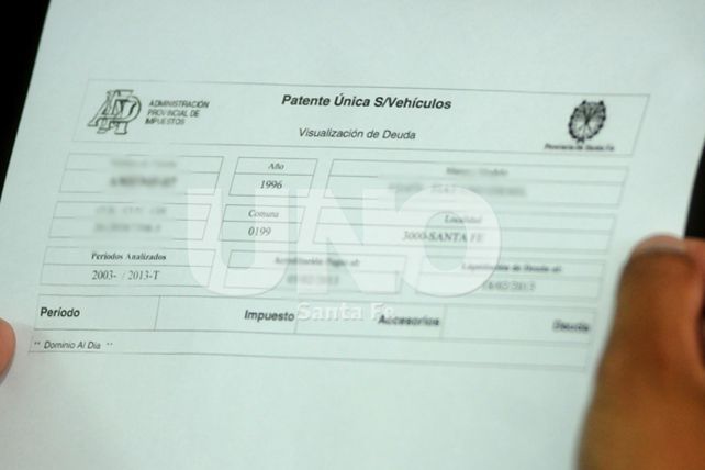 Advierten sobre errores en las boletas de la Patente Automotor