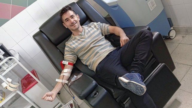 Zampi es donante voluntario de sangre hace siete años