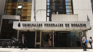 La sede de calle Entre Ríos de los Tribunales Federales con asiento en Rosario.