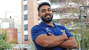 Santiago Barolín se ha consolidado como hooker en el plantel superior de Santa Fe Rugby Club.